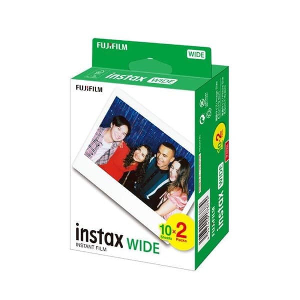 instax mini チェキ用フィルム WIDE ワイド 2パック (10枚入り×2)
