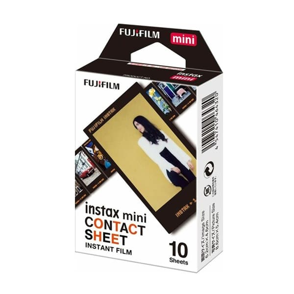 instax mini チェキ用フィルム 10枚入 CONTACT SHEET コンタクトシート