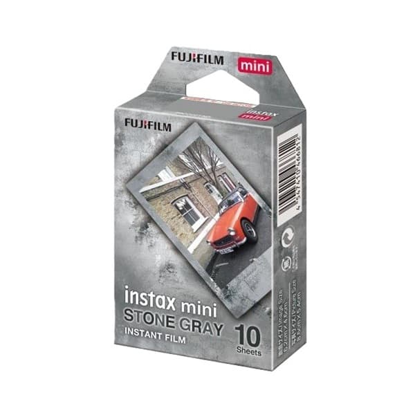 instax mini チェキ用フィルム 10枚入 STONE GRAY ストーングレー