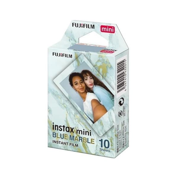 instax mini チェキ用フィルム 10枚入 BLUE MARBLE ブルーマーブル