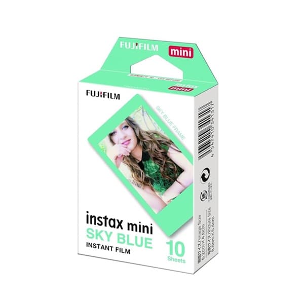instax mini チェキ用フィルム 10枚入 SKY BLUE スカイブルー