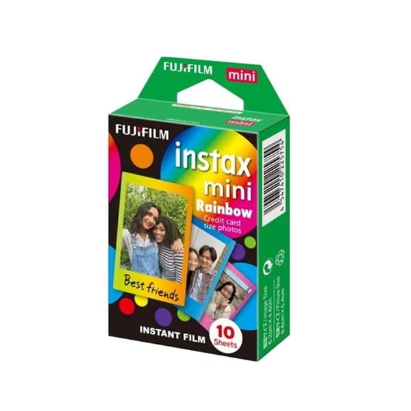 instax mini チェキ用フィルム 10枚入 Rainbow レインボー