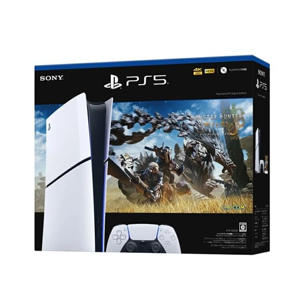 PlayStation5 本体 Slimモデル デジタル モンスターハンターワイルズ同梱版 CFI-10026
