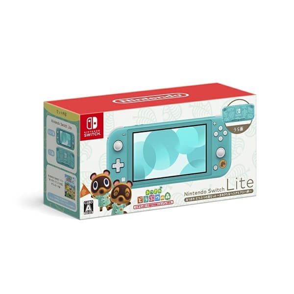 Nintendo Switch Lite ターコイズ あつまれ どうぶつの森セット ～まめきち＆つぶきちアロハ柄～
