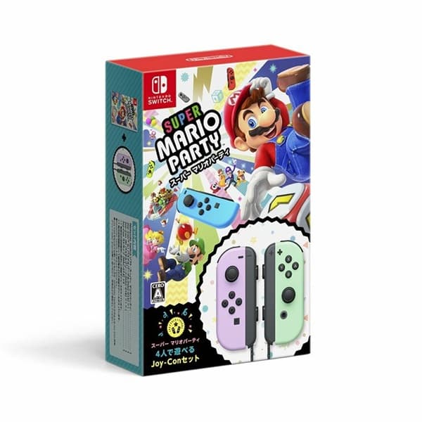 Nintendo Switch Joy-Con (L)/(R) スーパー マリオパーティ 4人で遊べる Joy-Conセット パステルパープル/パステルグリーン