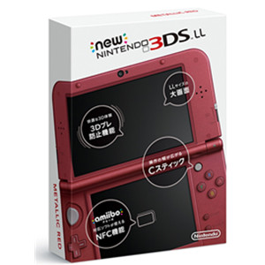 Newニンテンドー3DS LL メタリックレッドゲーム